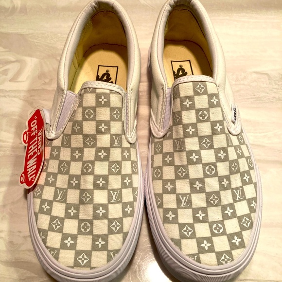 Vans Lv Slip Ons Vans X Louis Vuitton Slip On Clearance